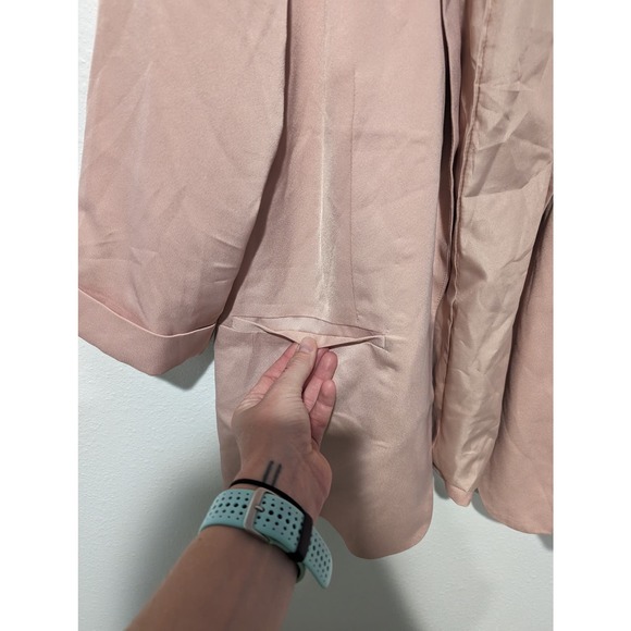 Maurices Blush Pink Satin Blazer Jacket - Picture 3 of 6